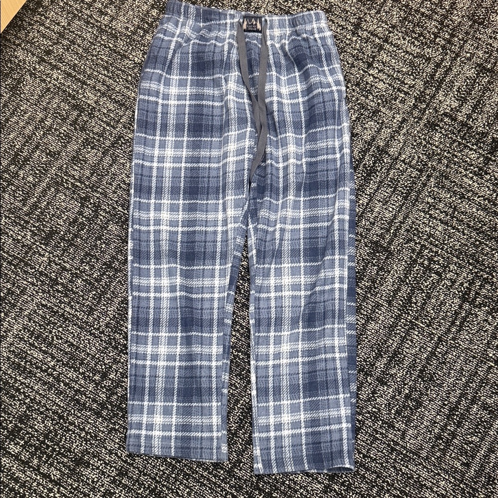 Lucky Brand Blue Plaid Men's Joggers